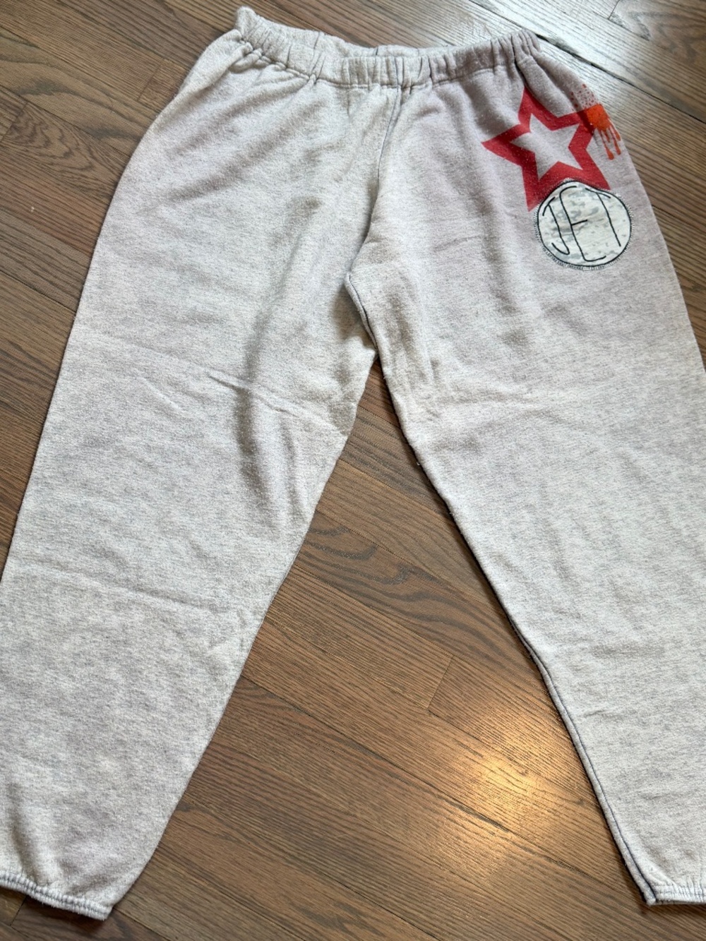 Jet by John Eshaya Brand sweatpants with star graphic